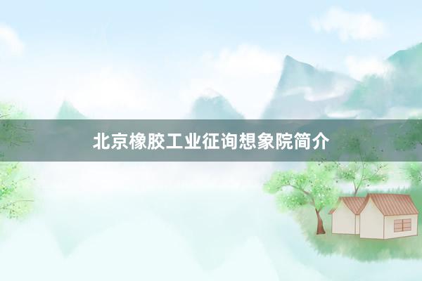 北京橡胶工业征询想象院简介